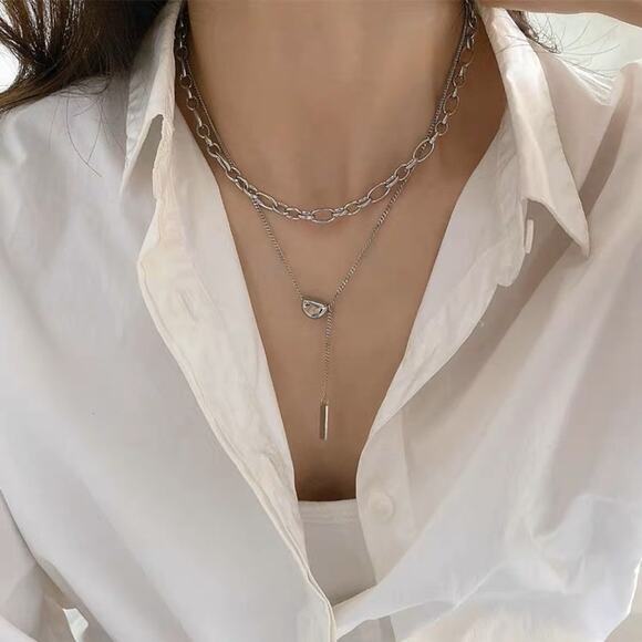 Fashion Layered Necklace - Picture 1 of 3